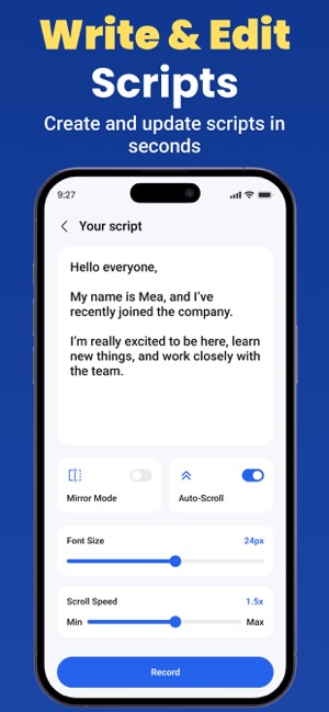 Teleprompter: AI Notes Voice screenshot 5