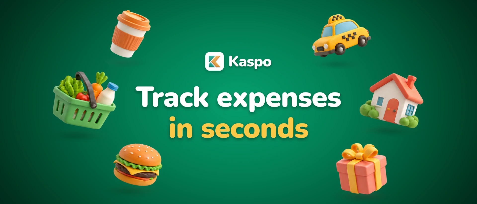 Kaspo: Budget Expense Tracker product page header