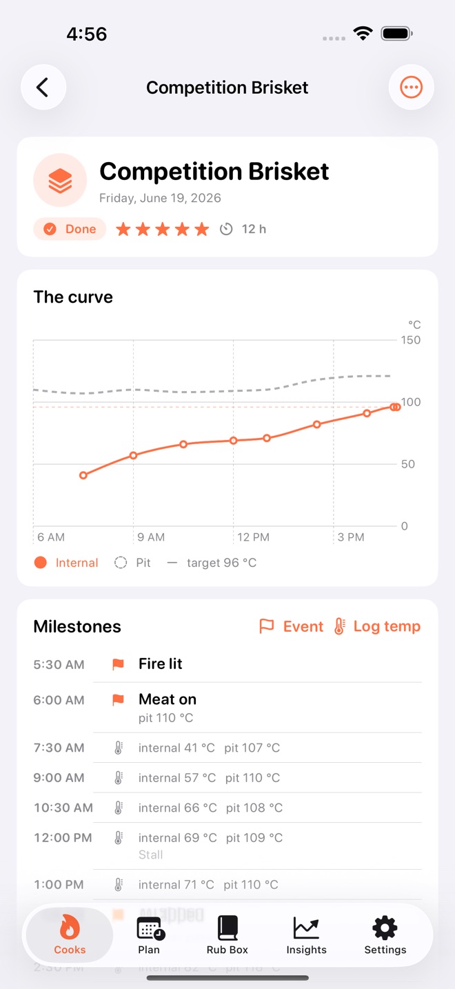 SmokeCraft: BBQ Log screenshot 2