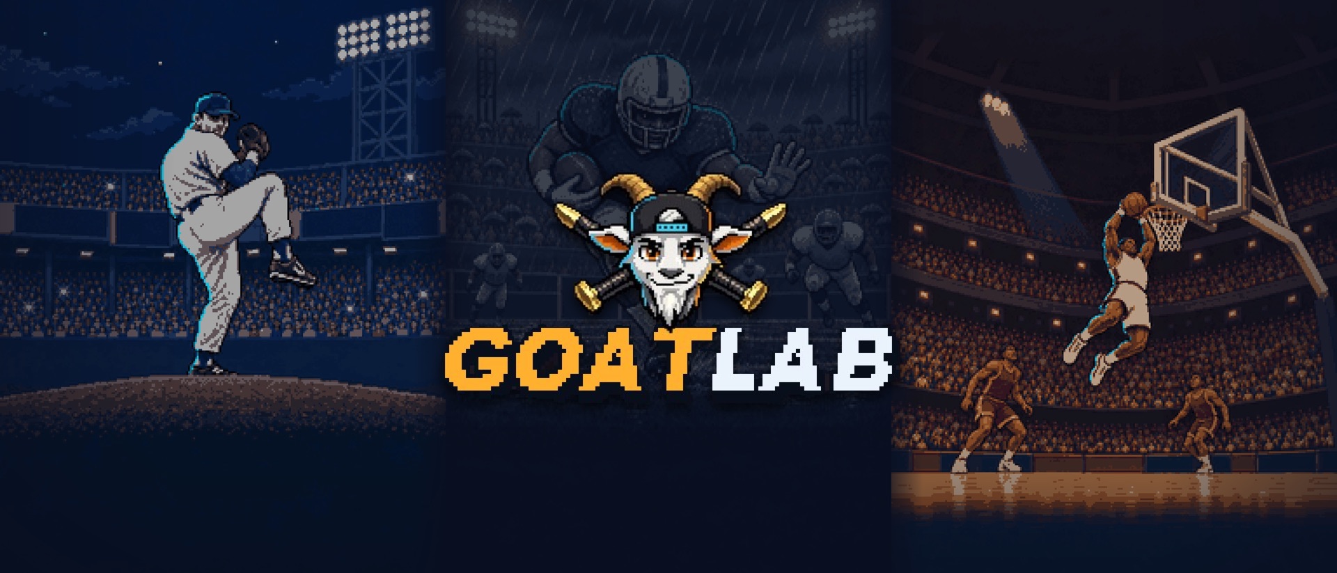 GoatLab: Sports Career Sim product page header