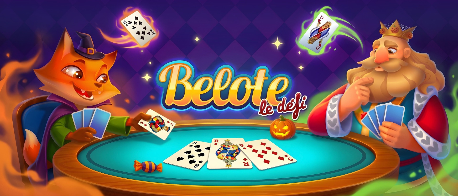Belote et Coinche : le Défi product page header