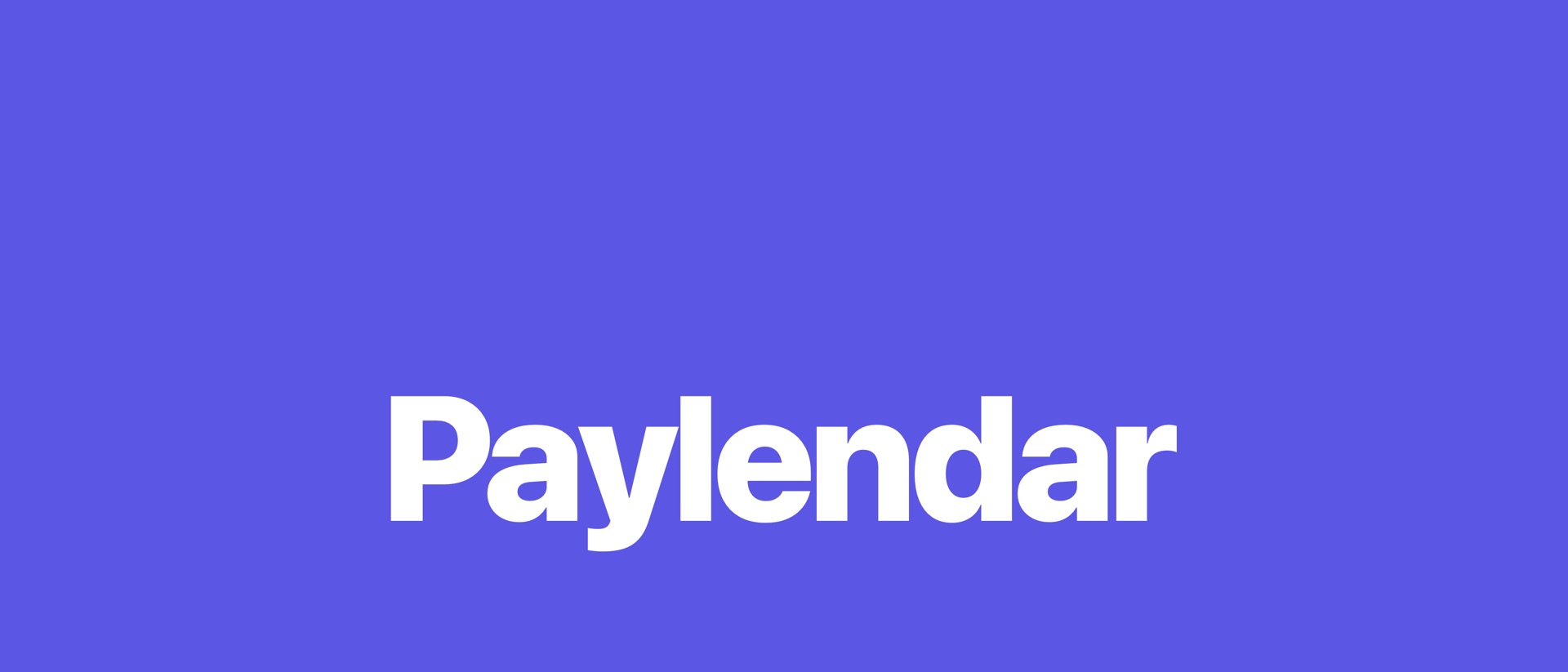 Paylendar: Payment Planner product page header