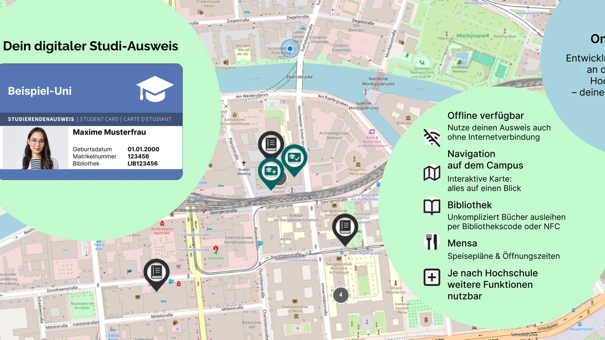 Campuscard Berlin/Brandenburg App Store product page header