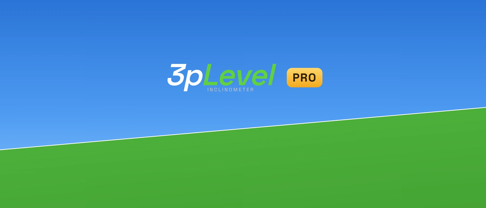 3pLevel Pro: 3D Inclinometer product page header