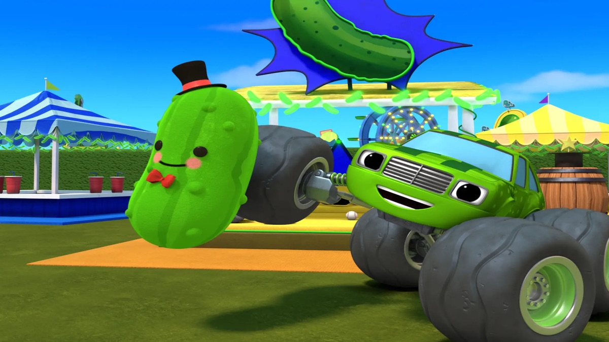 Blaze And The Monster Machines The Pickle Family Campout Pickleworld! - Blaze and the Monster Machines (Series 7, Episode 20