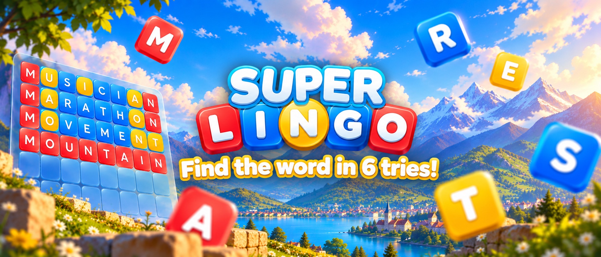 Super Lingo - Fun Letter Game product page header