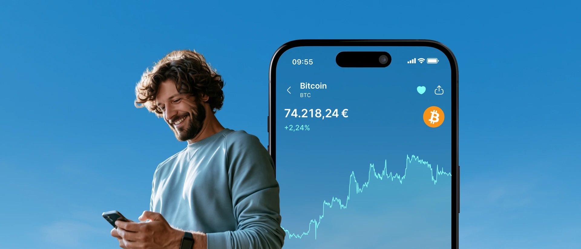 Finst | Crypto investeren product page header