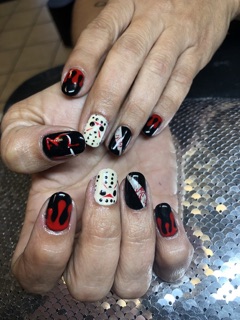 Rainbow Hair & Nails