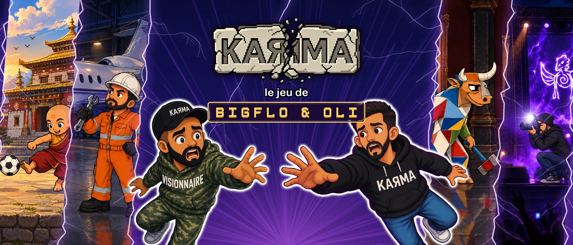 KARMA: Le jeu de Bigflo & Oli App Store product page header