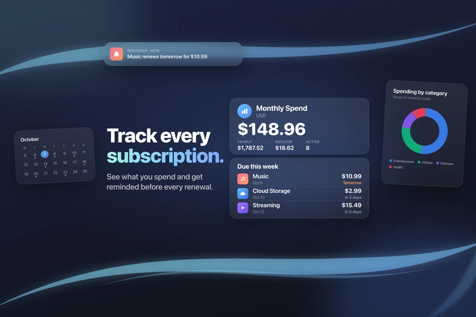 Zentry: Subscription Tracker App Store search result