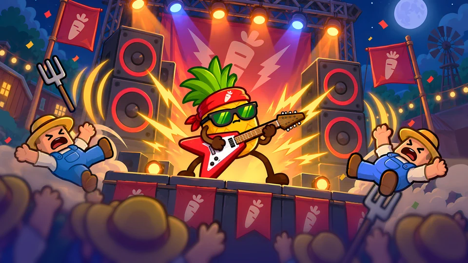 Harvest King: Farm Defense TD App Store search result