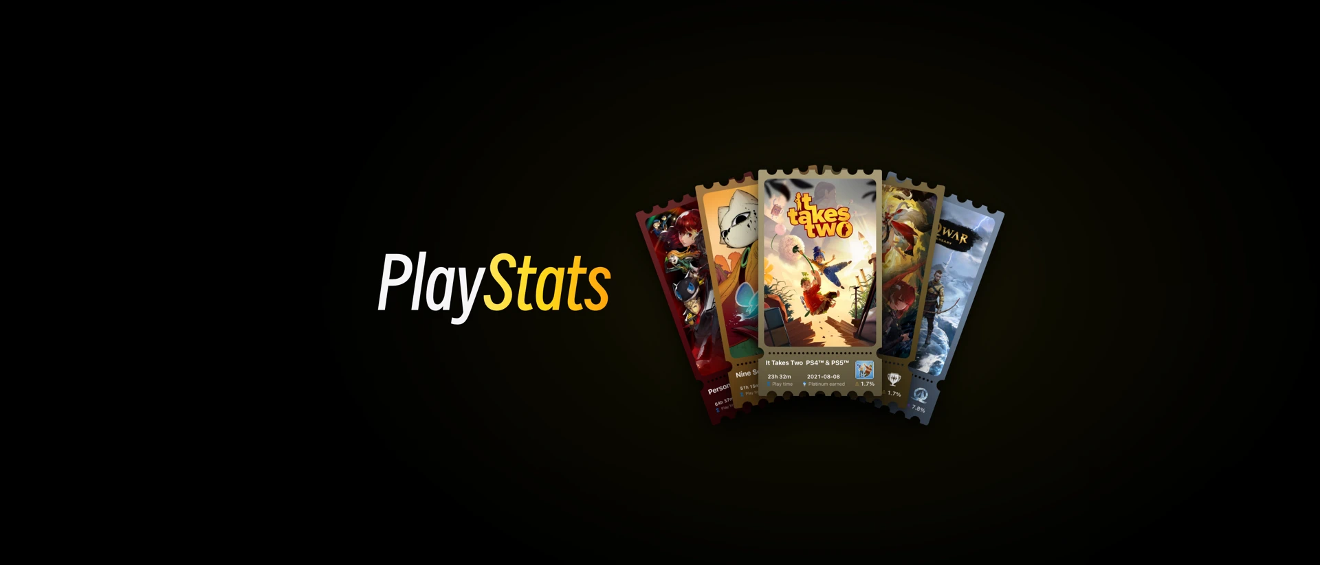 PlayStats product page header