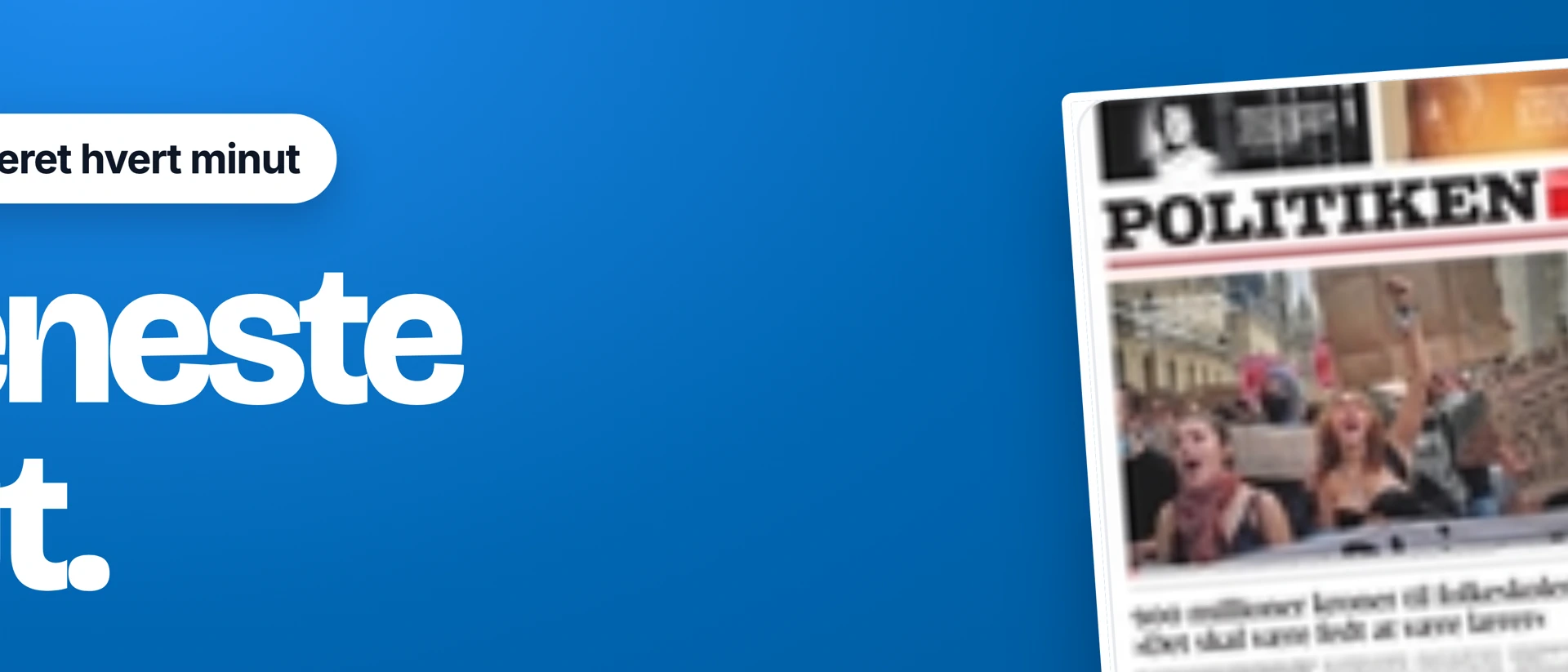 Danske Aviser - Denmark news product page header