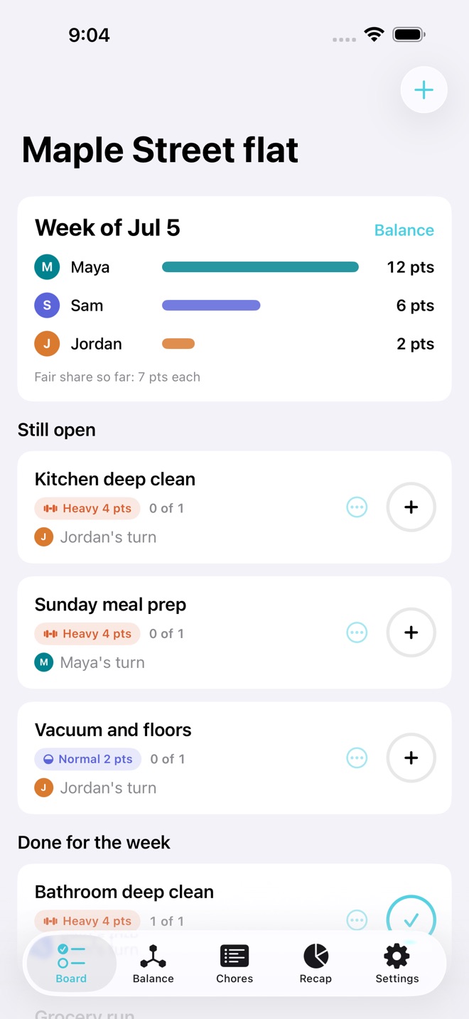 FairShare: Home Chores screenshot 1