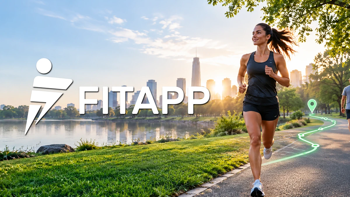 Running Tracker App – FITAPP App Store product page header