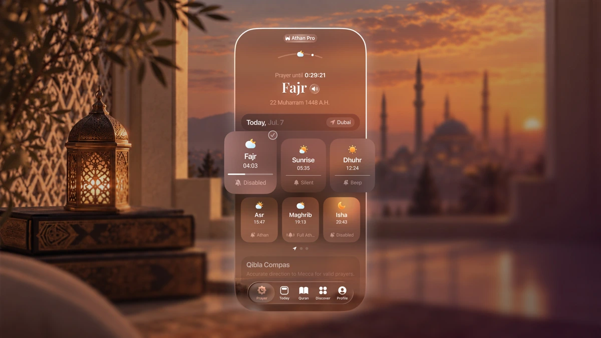 Athan Pro: Prayer Times Azan search result, In-app event: Meet the New Athan Pro