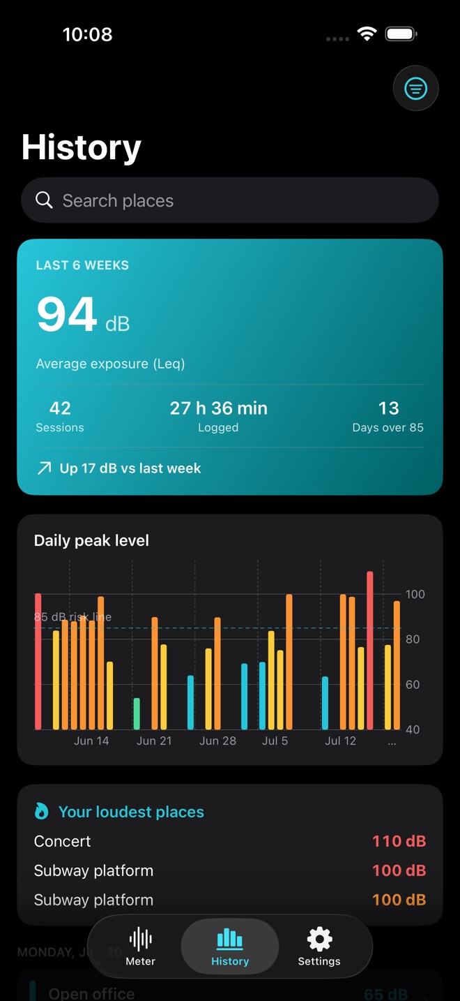 SoundLevel: Noise Estimate screenshot 3