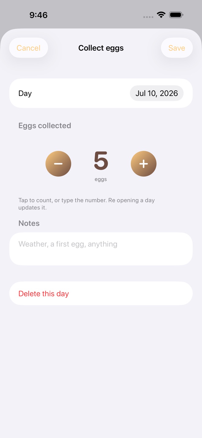 CoopKeeper: Chicken Log capture d’écran 2