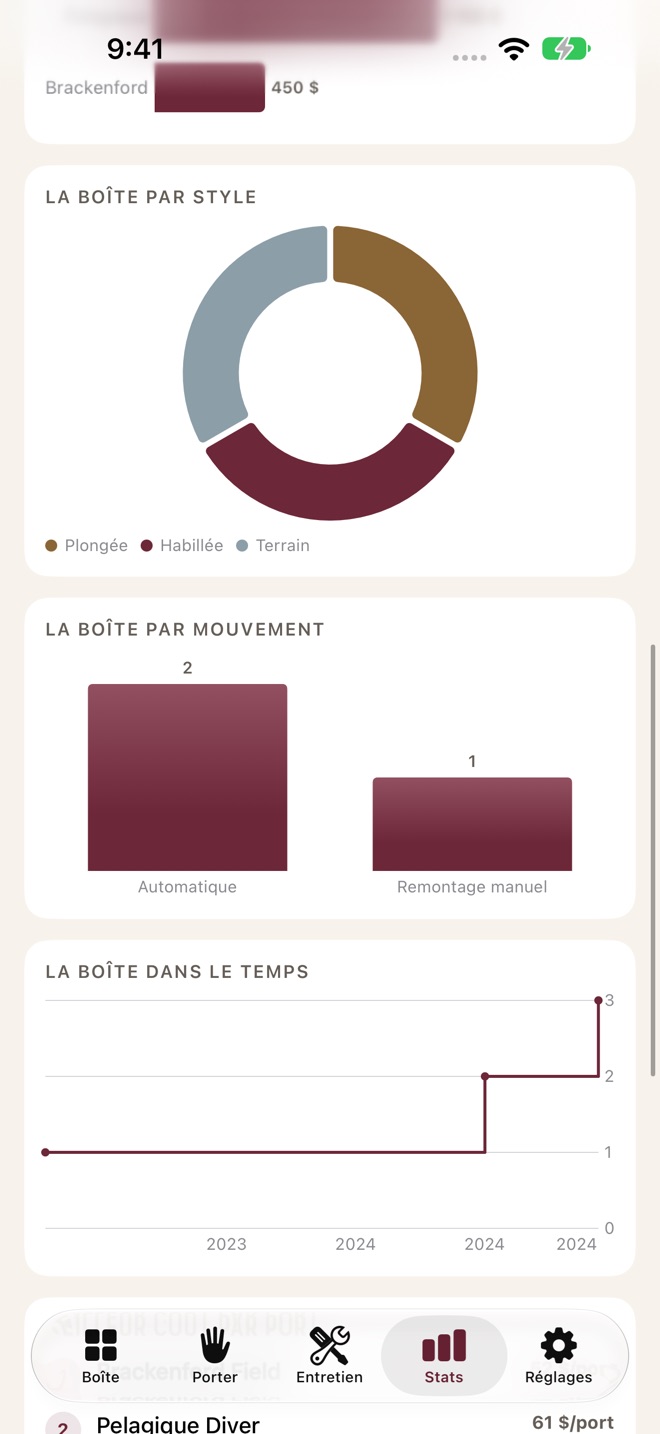 CrownBox : Collection montres capture d’écran 10