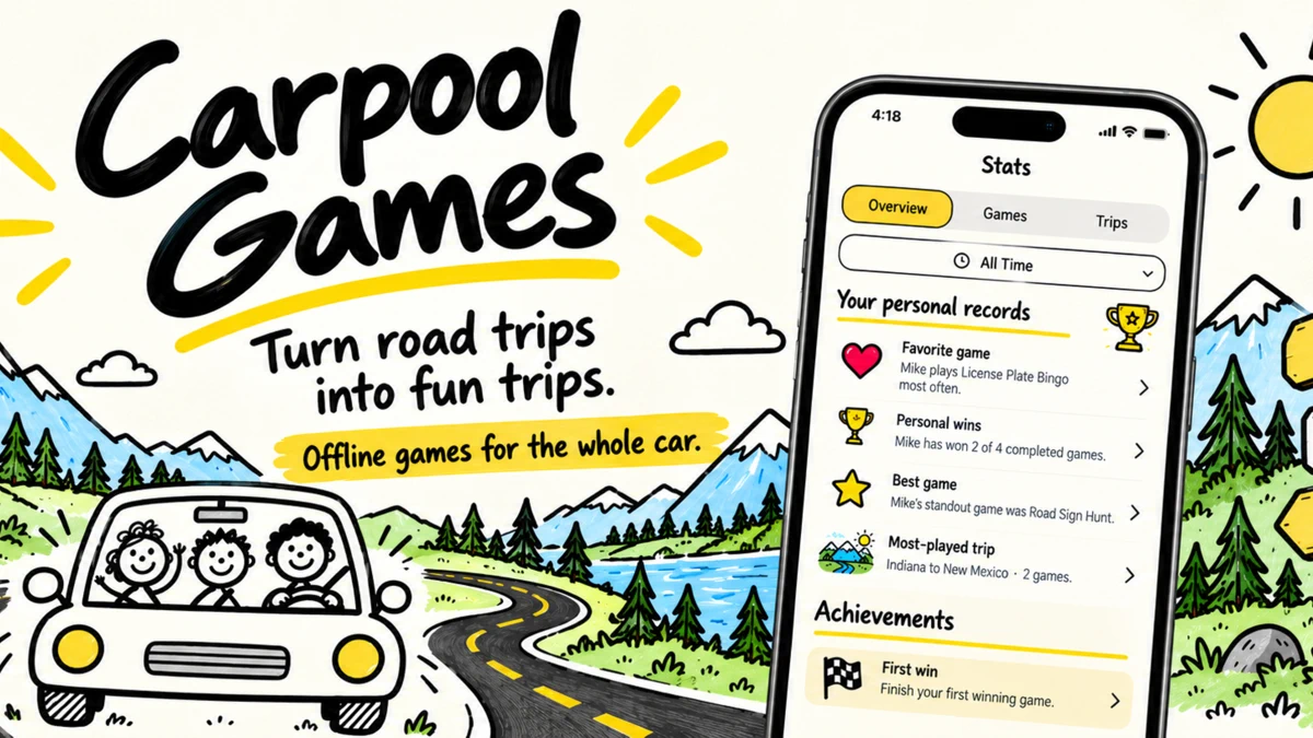 Carpool: Road Trip Games App Store product page header