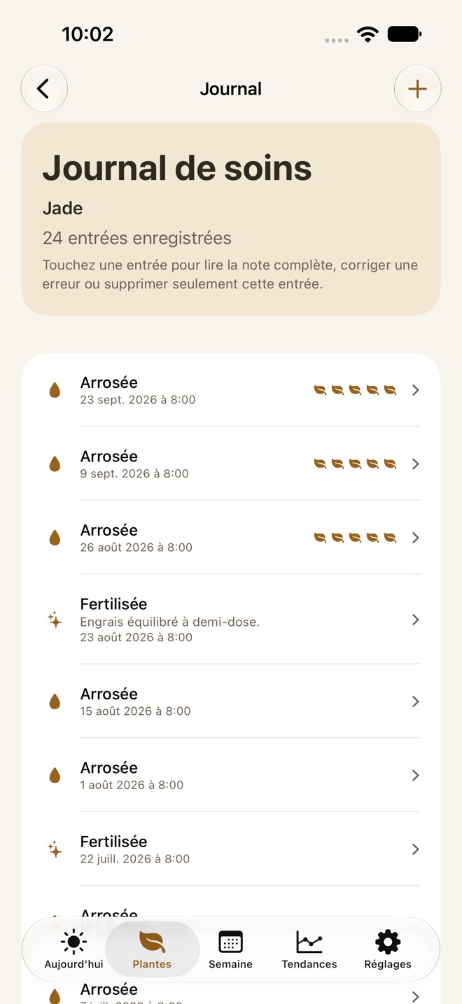 LeafTend : soin des plantes capture d’écran 7