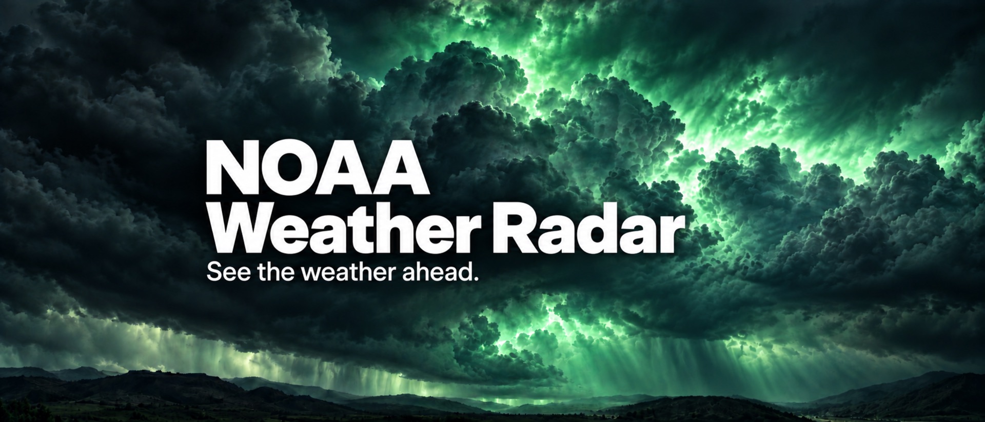 NOAA Weather Radar product page header