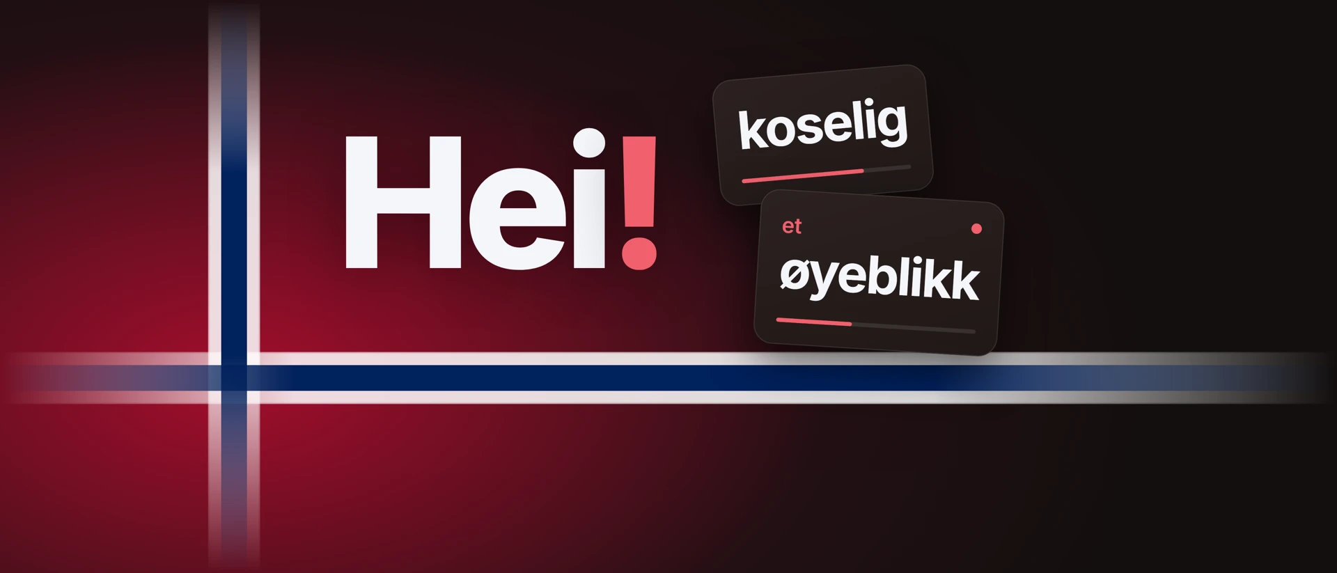 Norsk: Learn Norwegian product page header