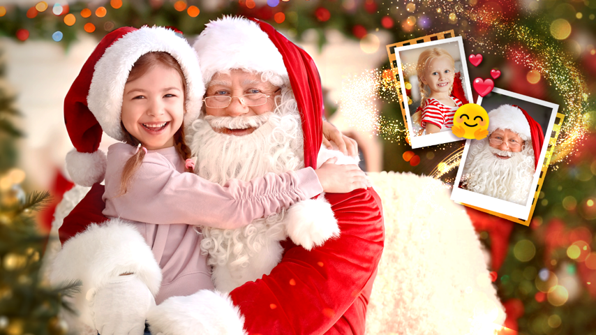 Hug Santa Claus with AI Special Event