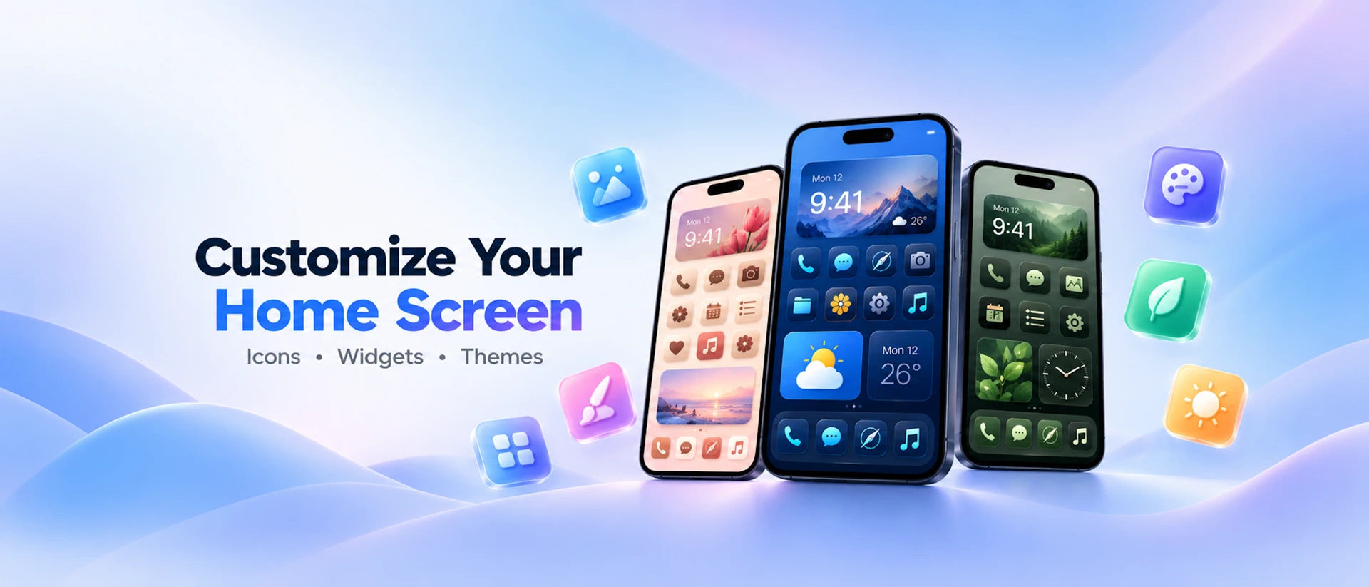 Icon Changer: Widget.s, Themes product page header