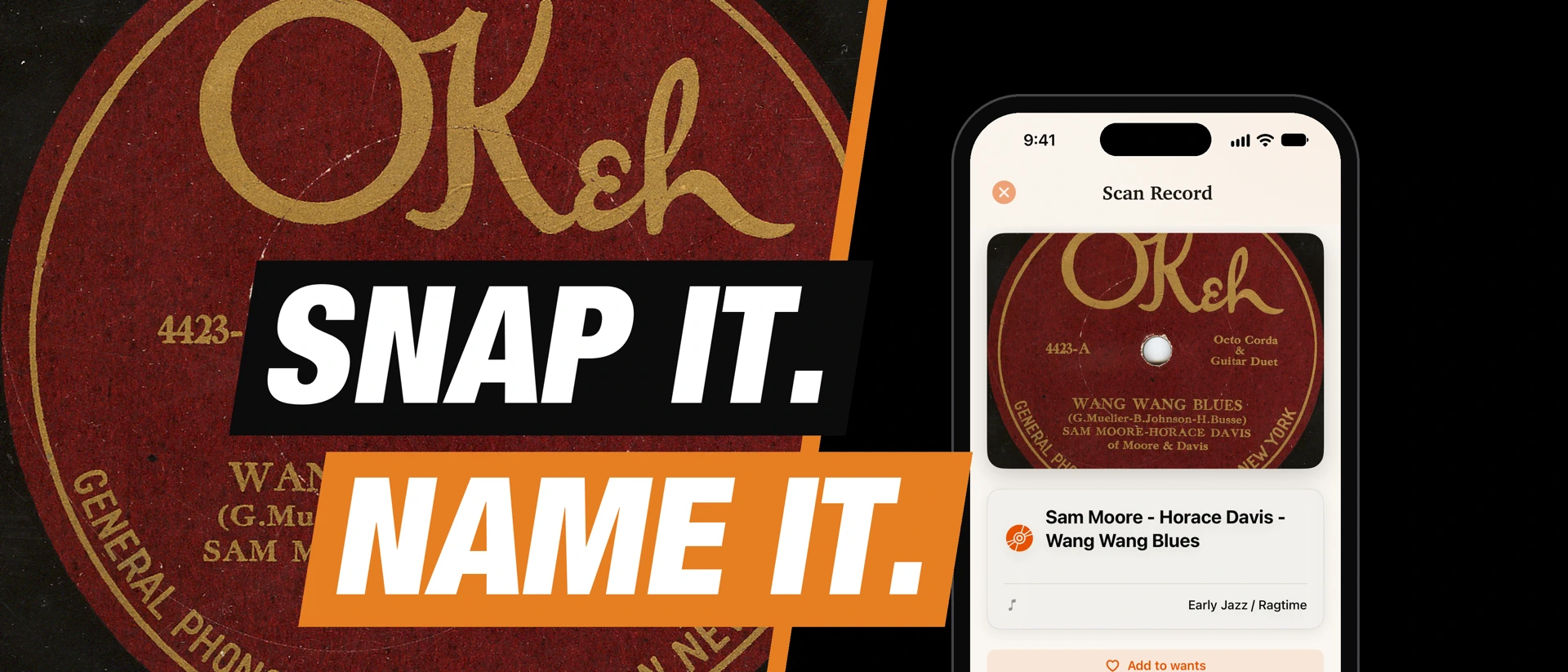 Vinyl Record Value Scanner: IQ product page header