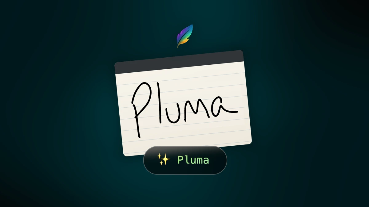 Pluma App Store product page header