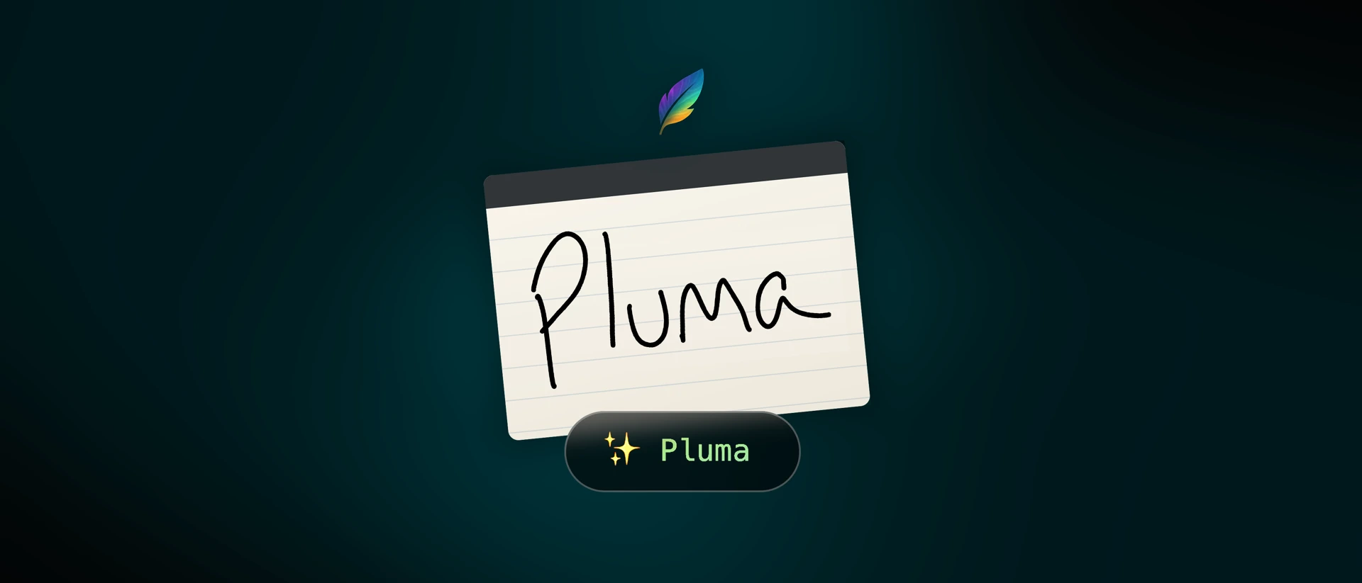 Pluma product page header