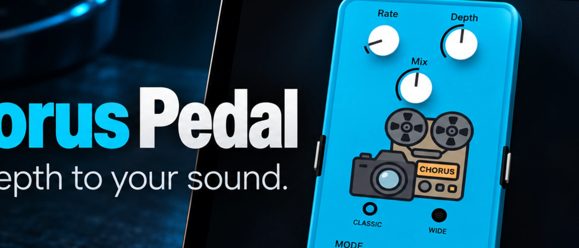 Chorus Pedal: AUv3 Plugin product page header
