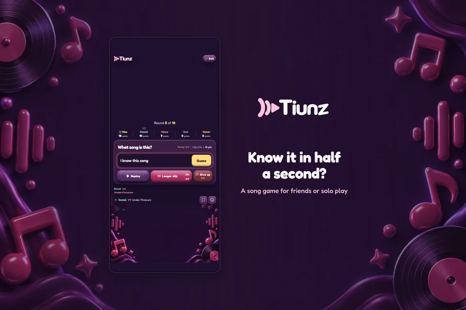 Tiunz App Store search result