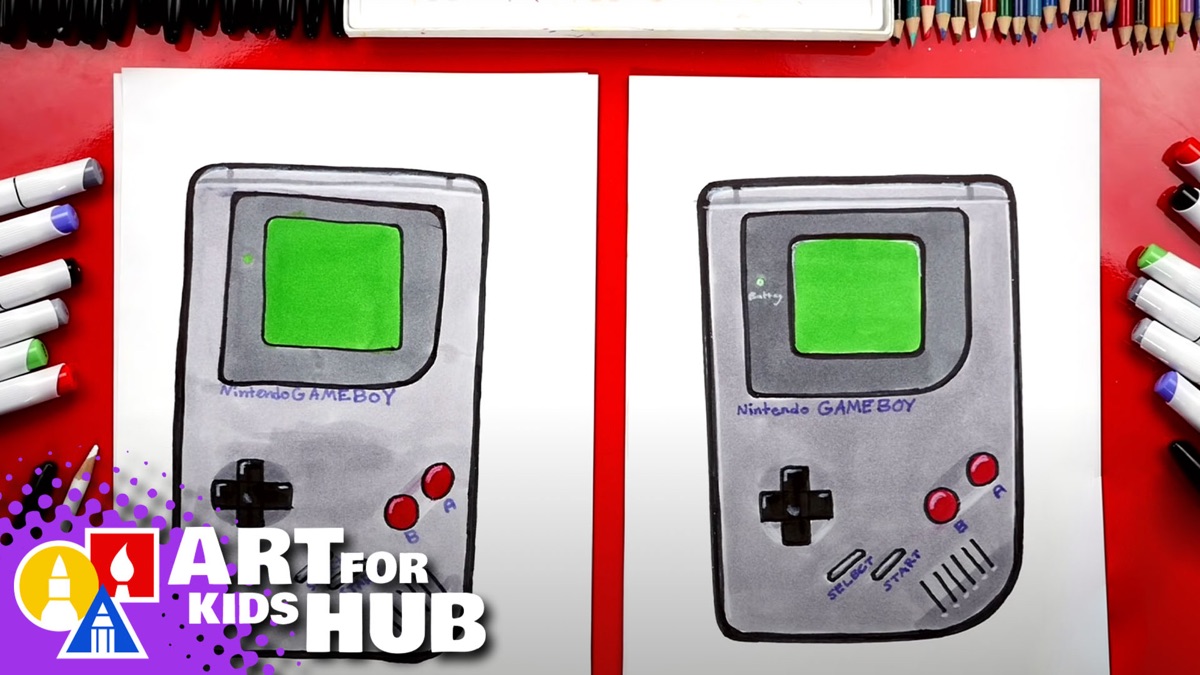 How To Draw A Game Boy 