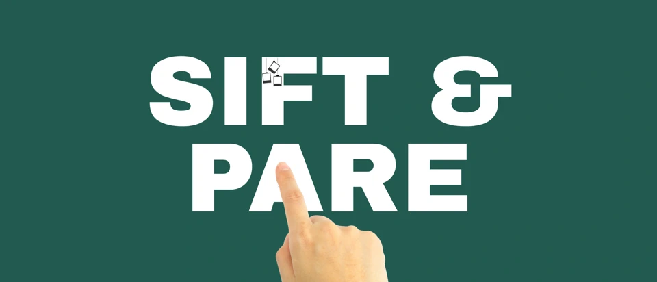 Sift and Pare: Swipe to sort App Store product page header