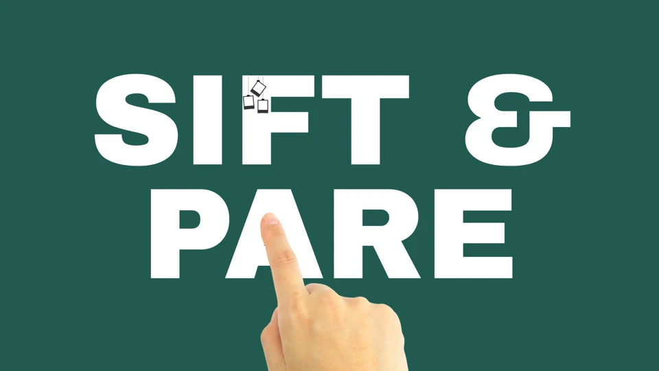 Sift and Pare: Swipe to sort App Store product page header