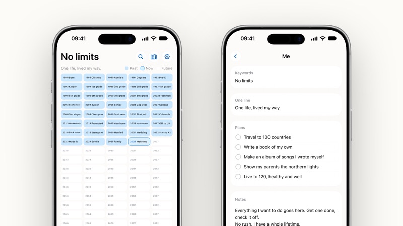 MeMemo: Journal, Diary, Plans 活动「Introducing the Life Page」配图