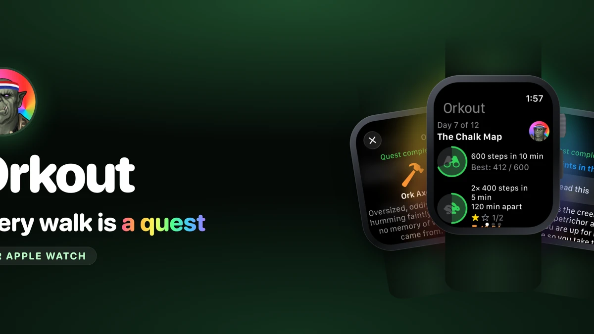 Orkout App Store product page header
