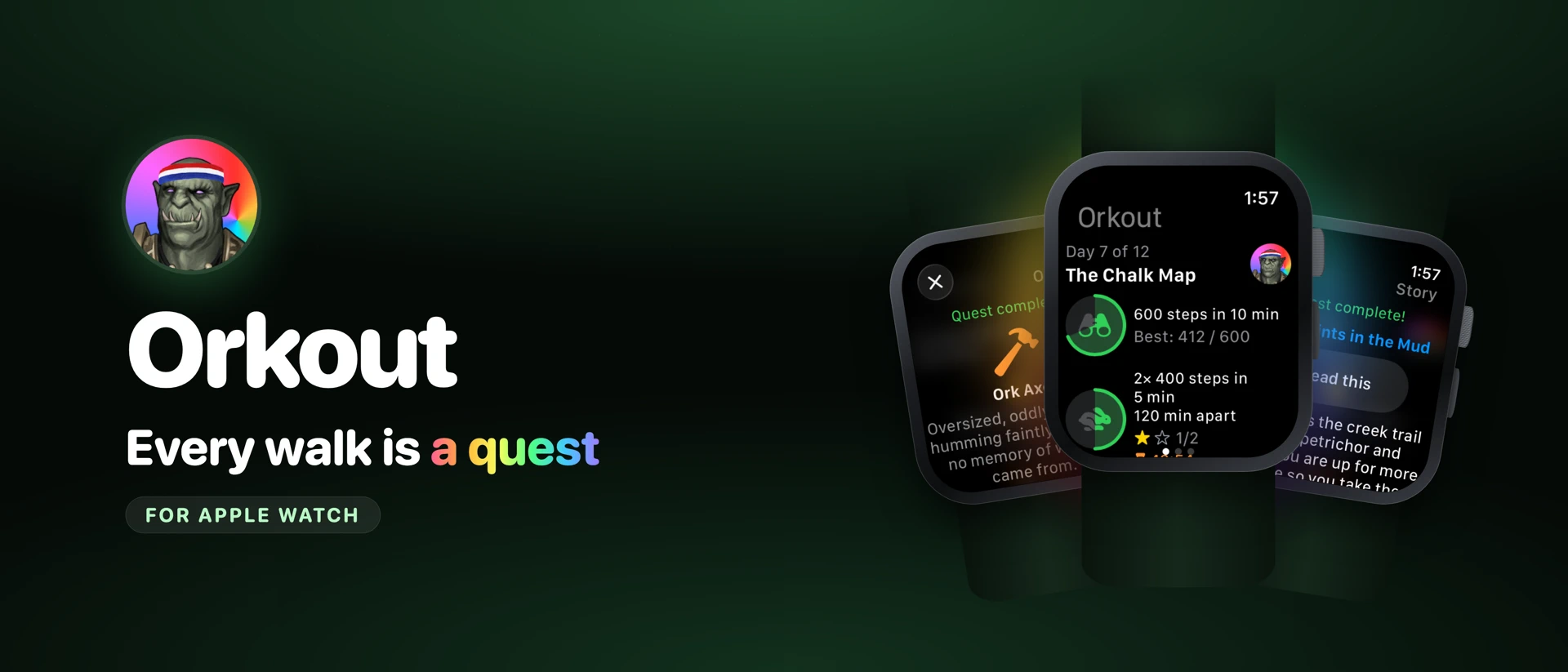 Orkout App Store product page header