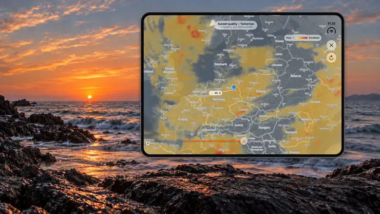 Sunrise & Sunset, Mapped