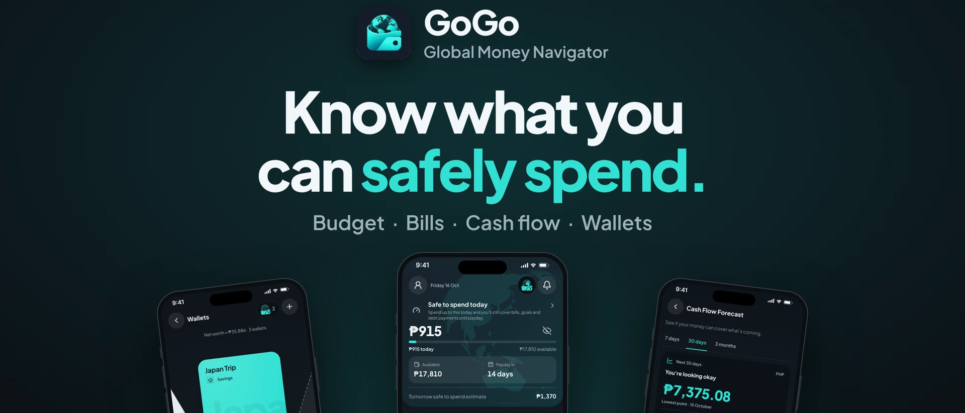 GoGo: Budget & Expense Tracker product page header