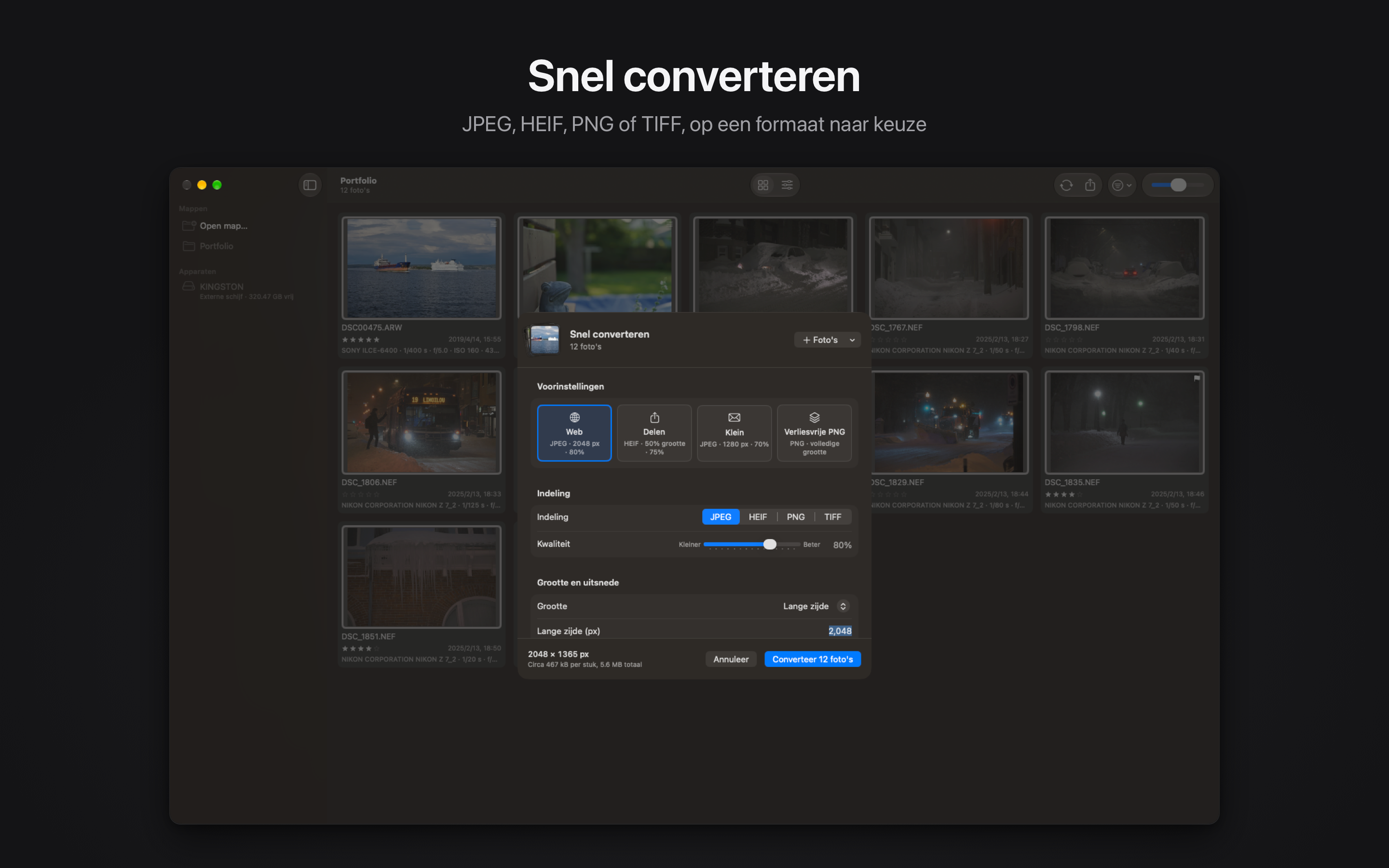 Rawed: RAW Photo Editor macOS screenshot 5 showing app interface