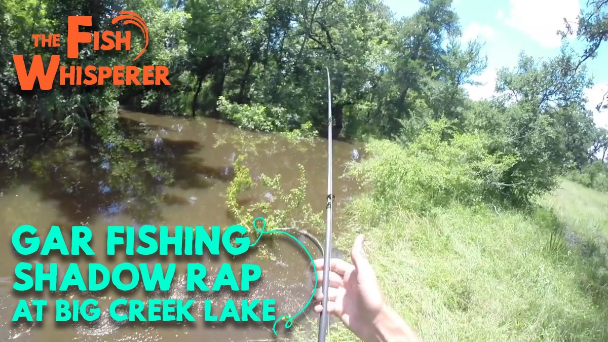 Gar Fishing with Artificials at Big Creek Lake Somerville Flood The Fish Whisperer (Season 1
