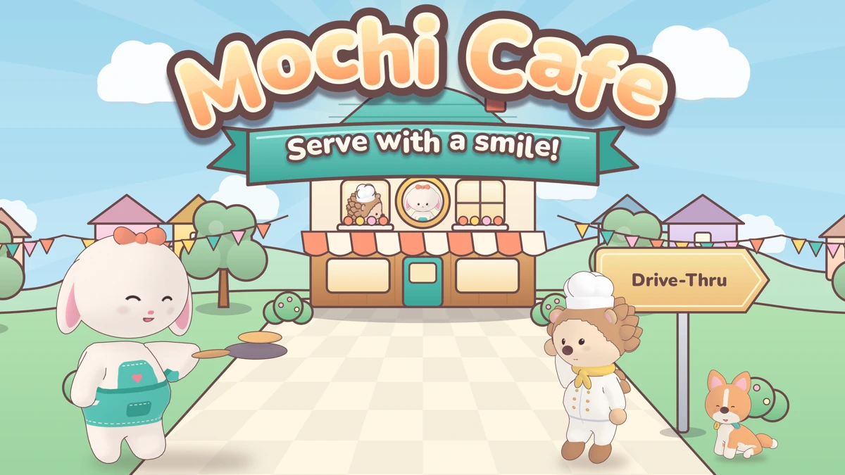 Mochi Cafe: Cozy Bunny Diner App Store product page header
