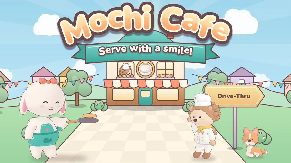 Mochi Cafe: Cozy Bunny Diner App Store product page header