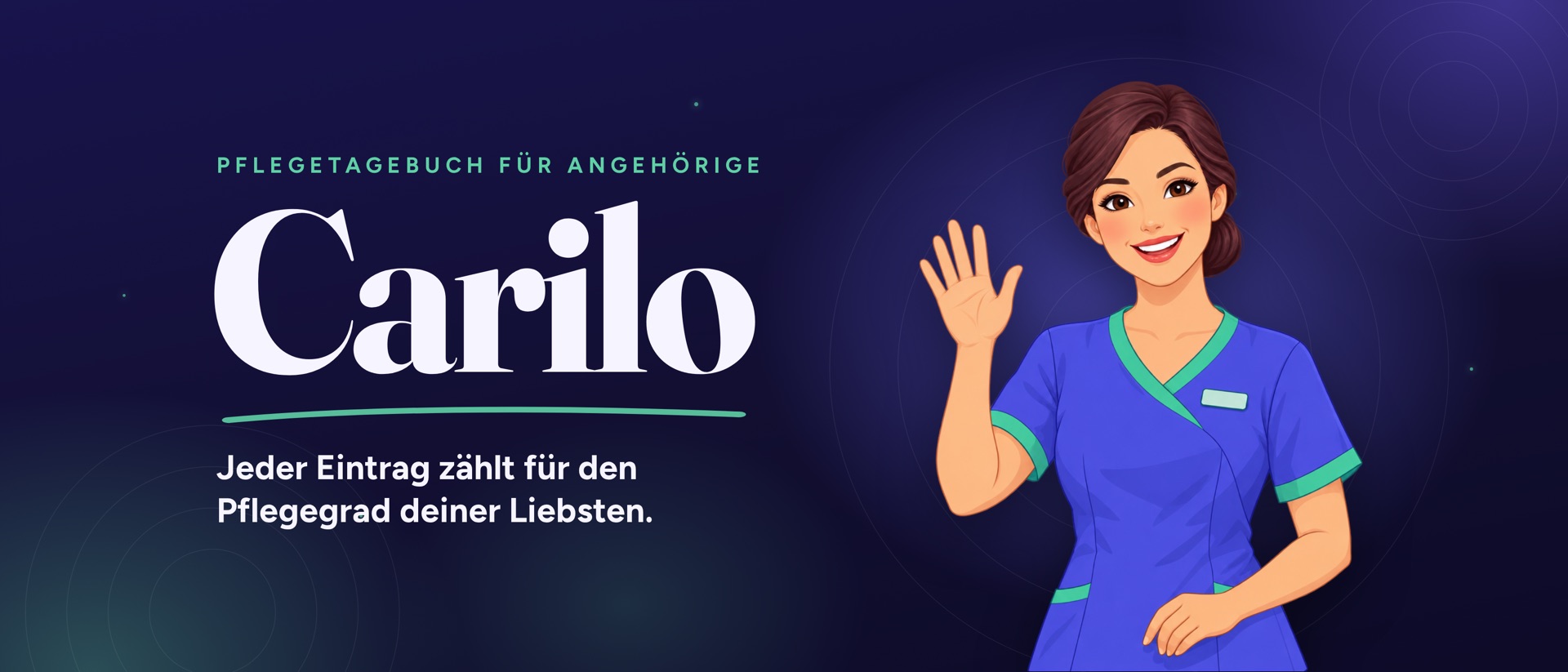Carilo – Pflegegrad Tagebuch product page header