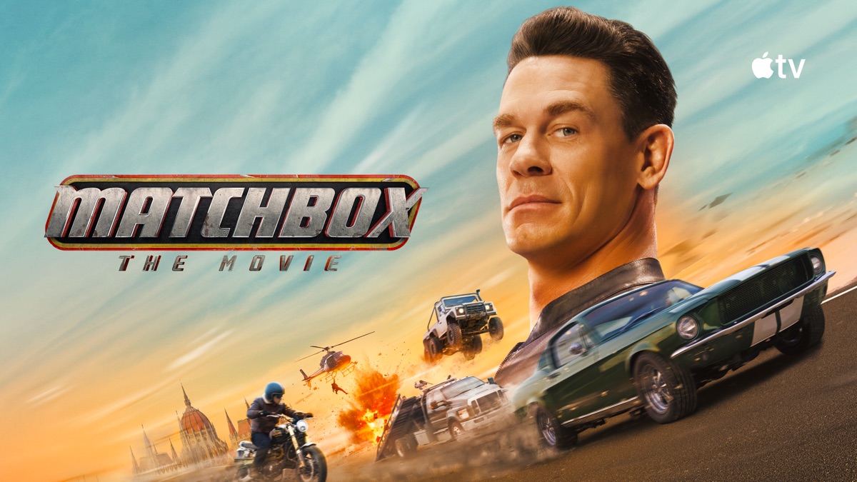 Arte oficial de Matchbox – O Filme, aventura de ação estrelada por John Cena no Apple TV
