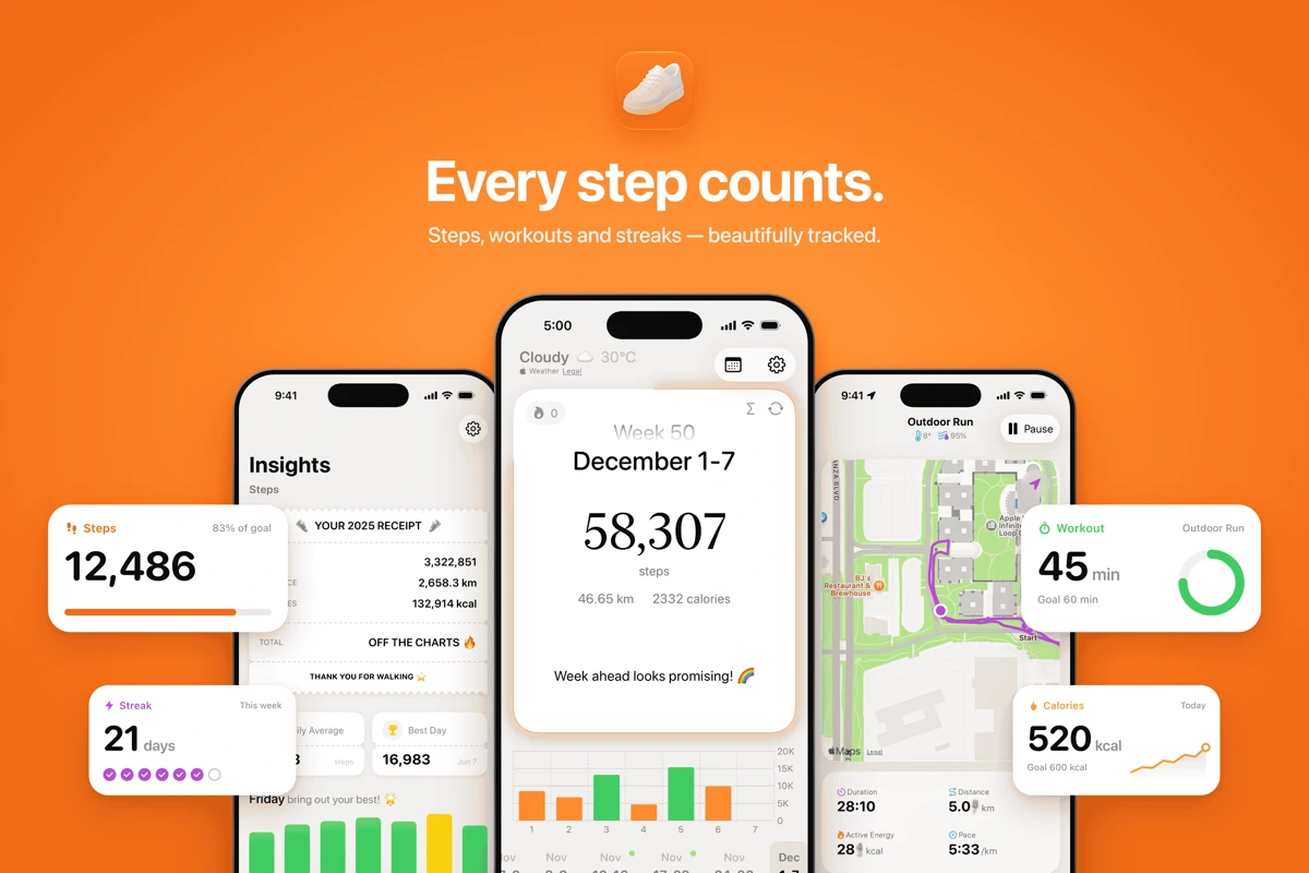 Steps: Workout & Pedometer search result