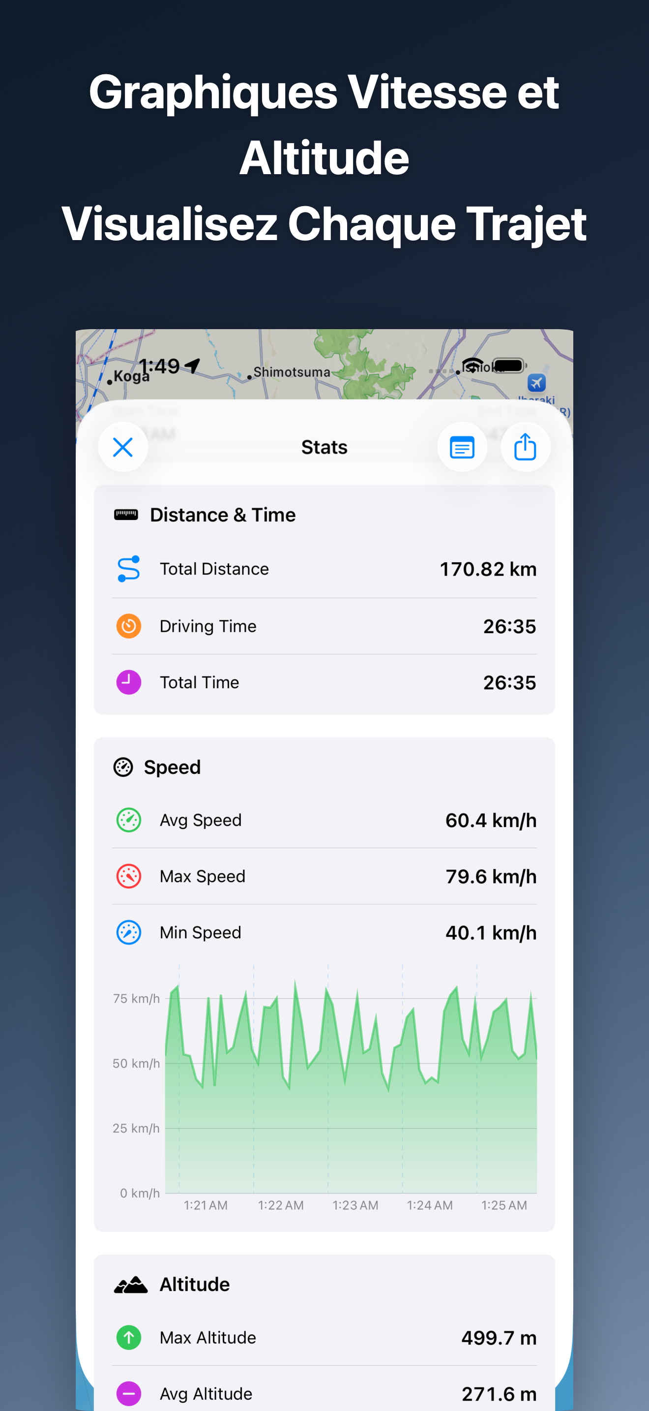 DriveTracker - Driving Log iOS screenshot 4 showing app interface